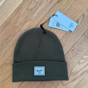NWT Herschel Supply Company Forest Green Beanie
